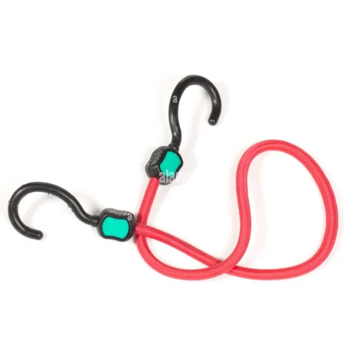 1 PC FLAT ELASTIC STRAP “METAL FLAT” 150 CM  LATEX – METAL HOOK    with TUV