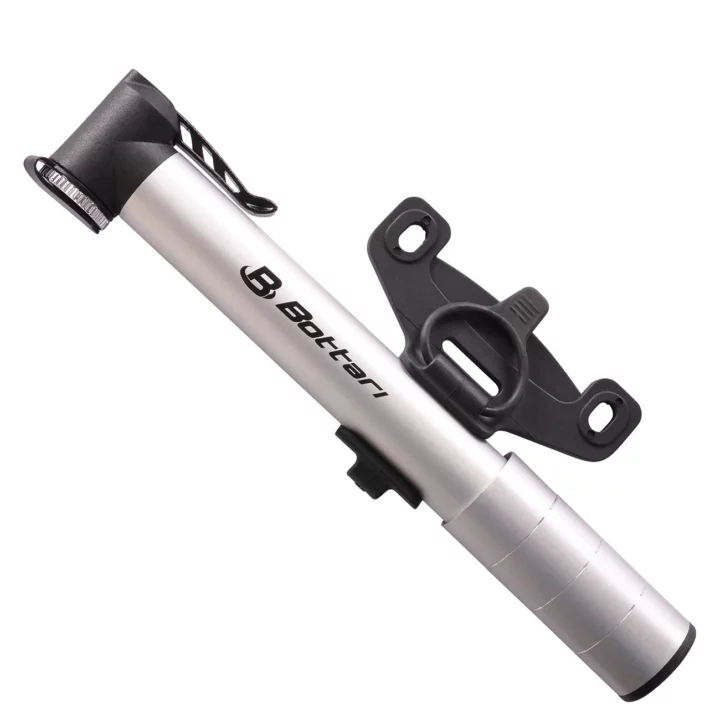 MINI PUMP ALLOY Ø21x200mm SILVER
